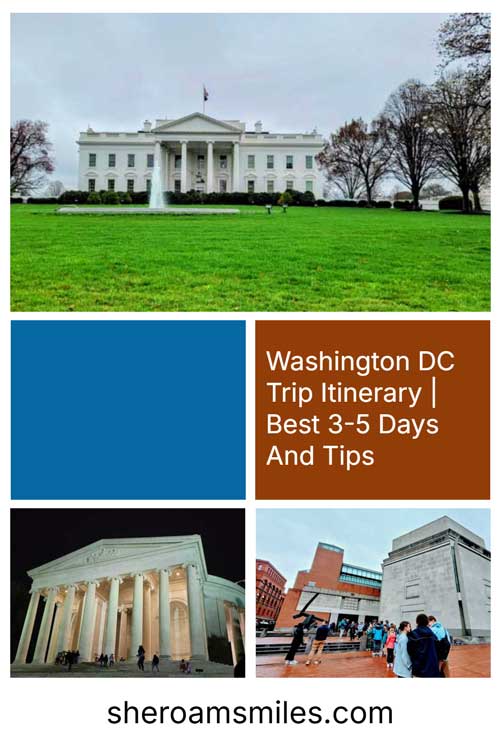 Washington Dc Trip Itinerary