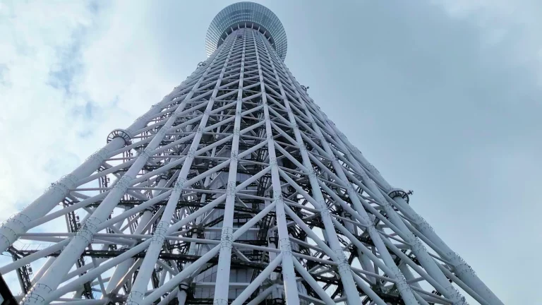 Tower Building Structural Supports Tokyo Skytree